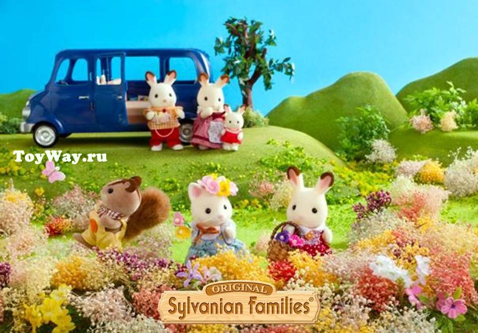 Sylvanian Families - Семейный автомобиль, 7 мест  