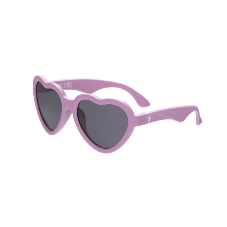Солнцезащитные очки из серии Babiators Hearts - Я розовею от тебя I Pink I Love You, розовые дымчатые, Junior 0-2  