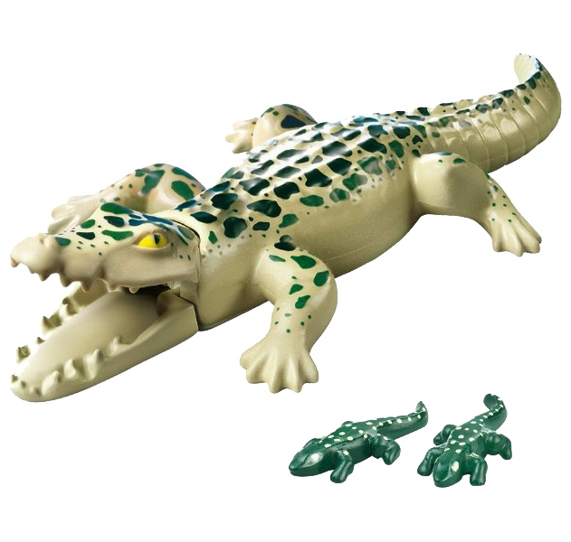 Игровой набор из серии Зоопарк: Аллигатор с детенышами  
