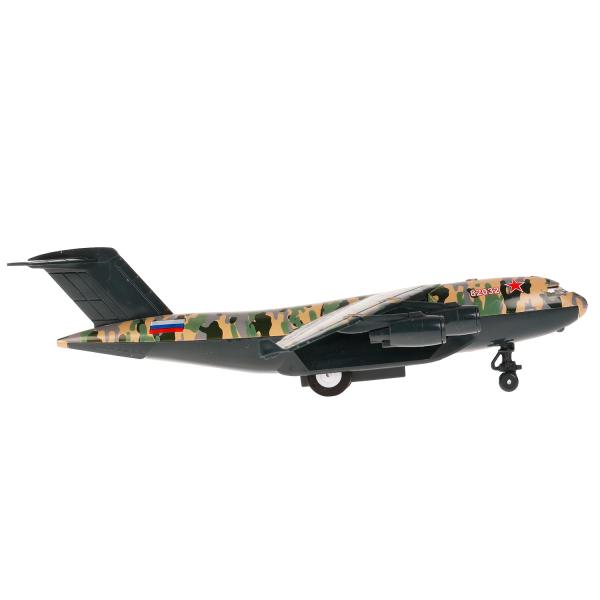 Модель Военно-транспортный самолёт 21 см свет-звук металлическая  