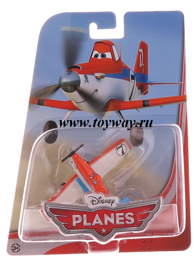 Planes Disney. Коллекционная модель самолета Дасти, металл  