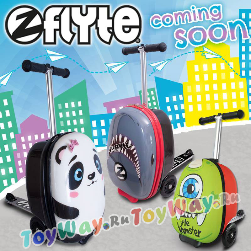 Самокат-чемодан Flyte - Акула  