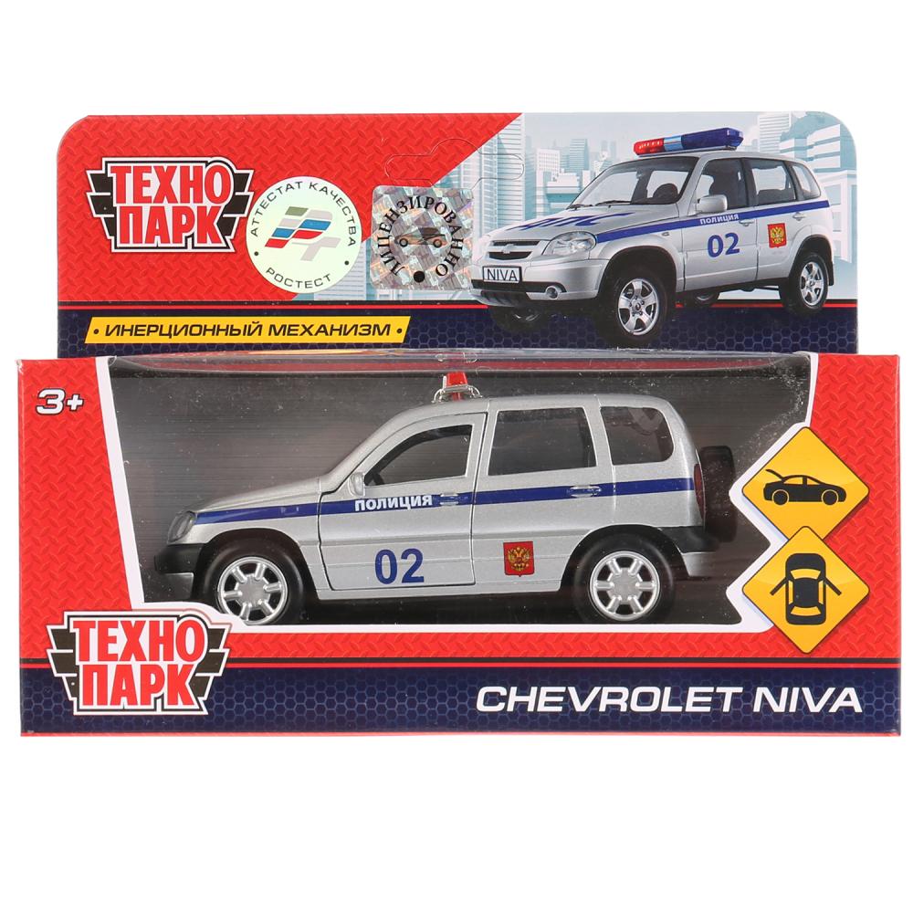 Металлическая инерционная модель - Chevrolet Niva, 12 см  