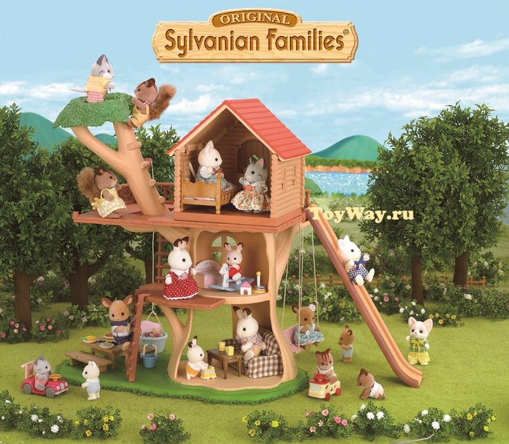 Дерево-дом для Sylvanian Families  
