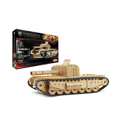 Конструктор из серии World Of Tanks - танк Churchill I, 218 деталей