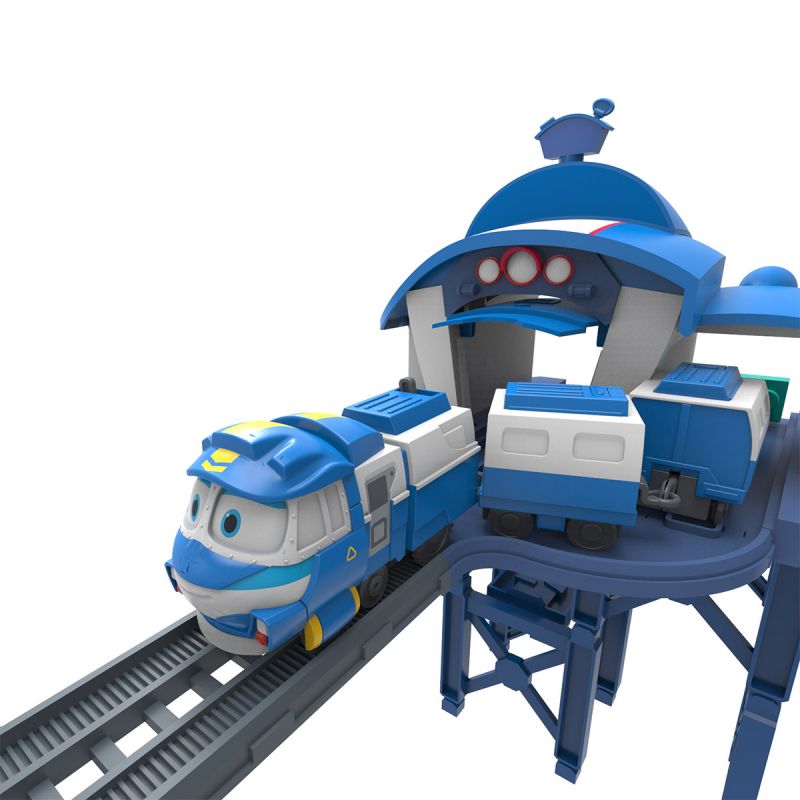 Robot Trains. Игровой набор - Станция Кея из серии Роботы-поезда  