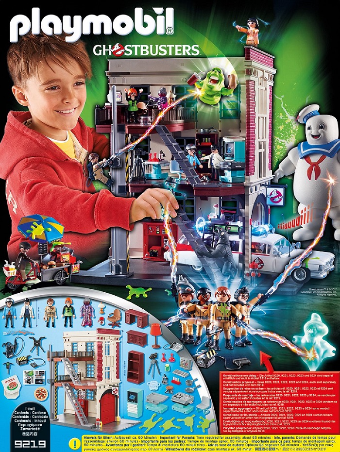 Playmobil Ghostbusters 9219 Пожарное депо Охотники за привидениями 