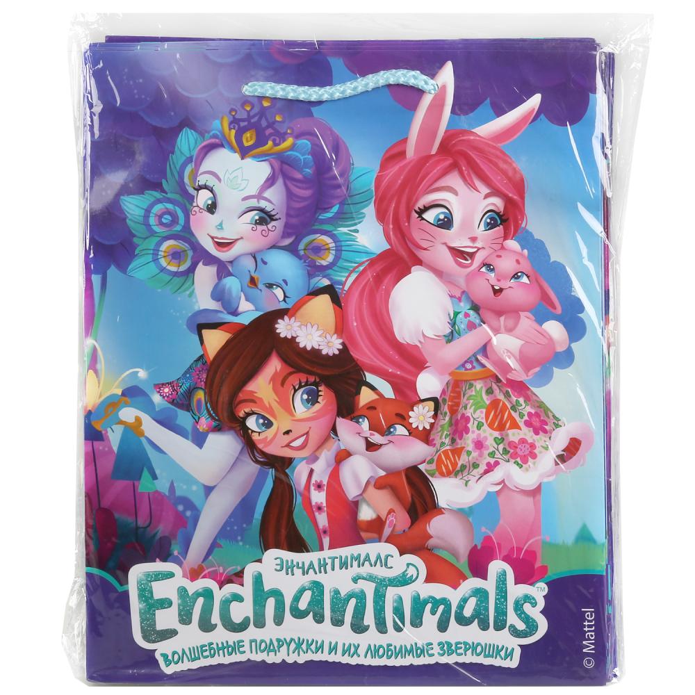 Пакет подарочный - Enchantimals, глянцевый  