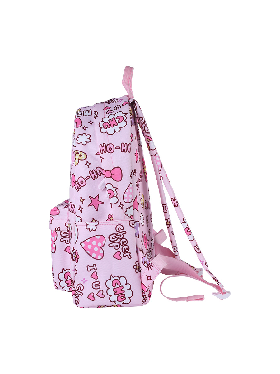 Рюкзак Funny square U18-1 для девочек, розовый  