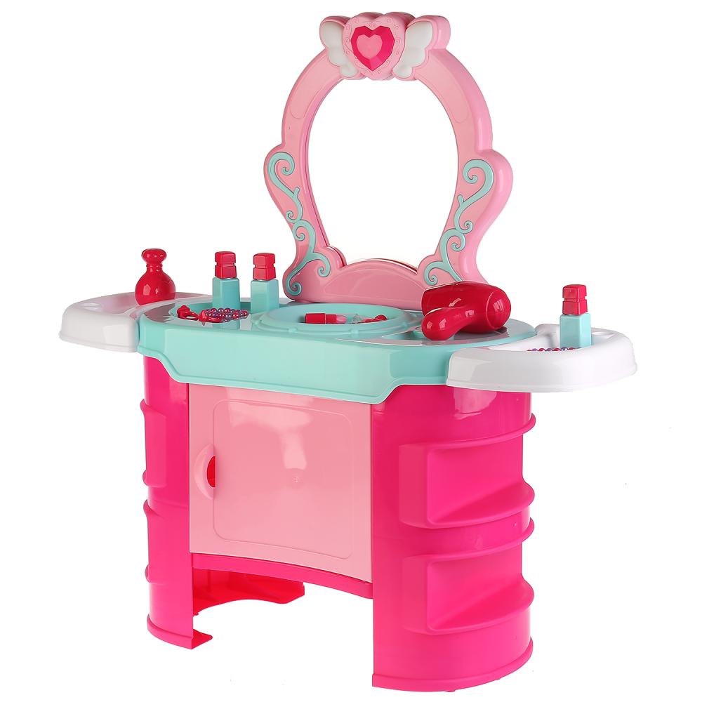 Набор игровой - Туалетный столик с зеркалом для девочек, со светом  