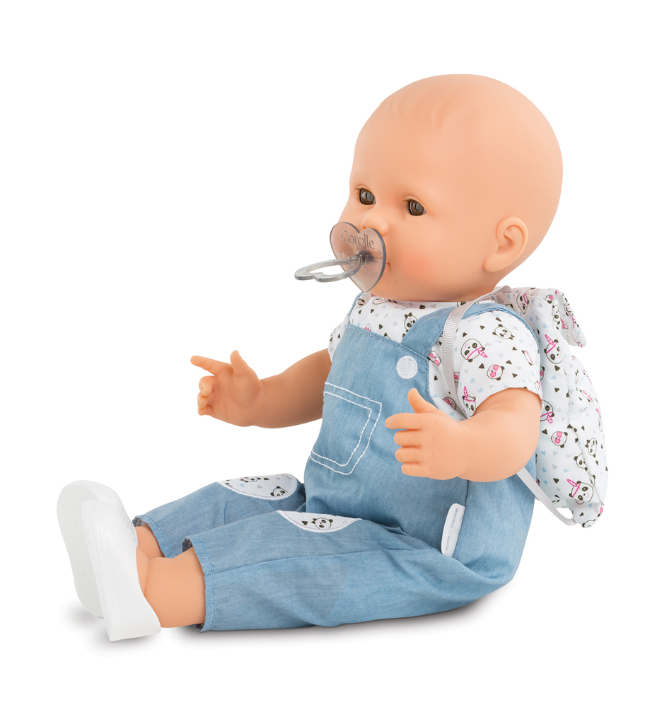 Кукла в наборе Corolle - Малышка идет в детский сад, 5 аксессуаров, с ароматом ванили, 36 см  