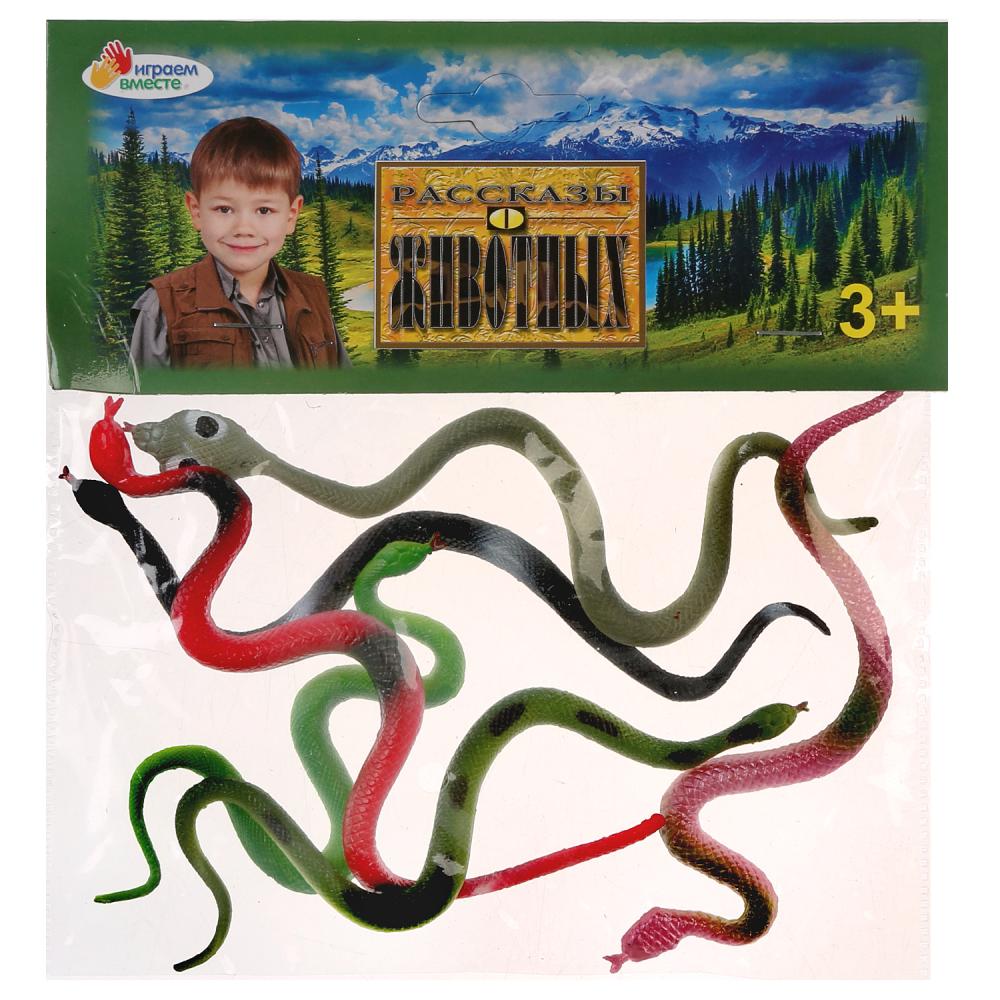 Набор из пластизоля – Змеи, 6 фигурок   