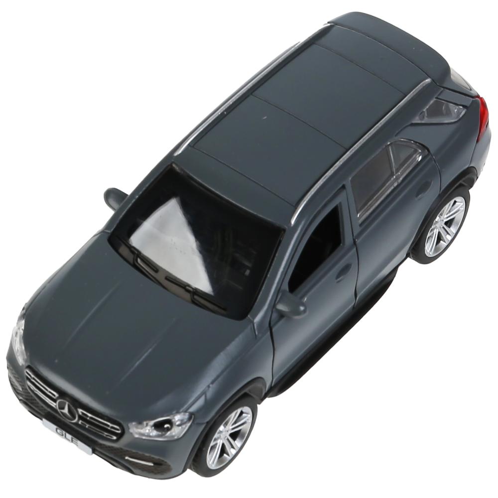 Машина Mercedes-Benz GLE 12 см серая матовая двери и багажник открываются металлическая  