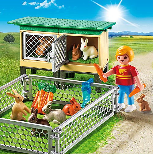 Игровой набор из серии Ферма: Вольер и клетки с кроликами  