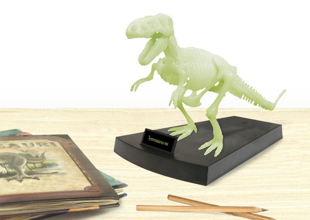 Сборная модель - светящаяся скелет Тираннозавра  