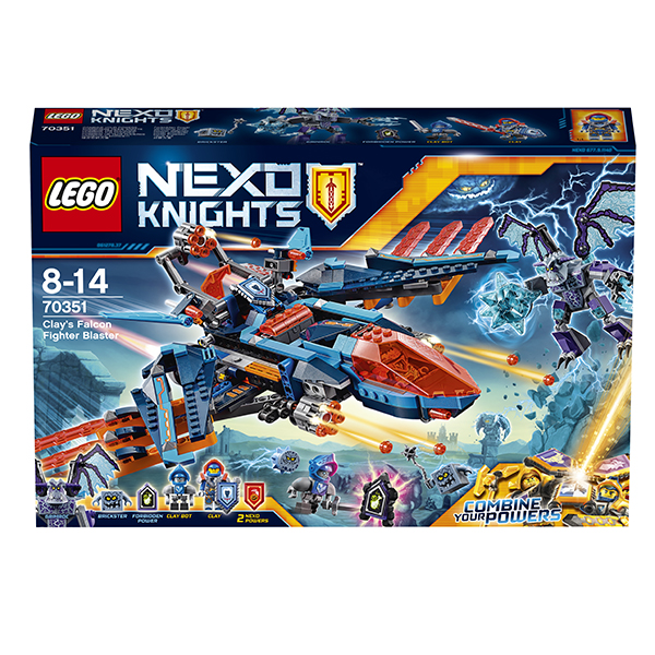 Lego Nexo Knights. Самолёт-истребитель Сокол Клэя  