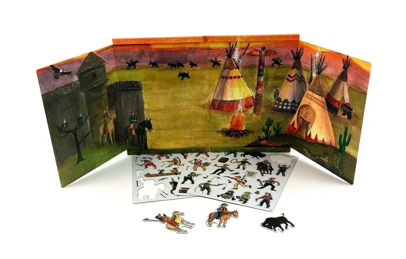 Детская настольная магнитная игра – Индейцы  