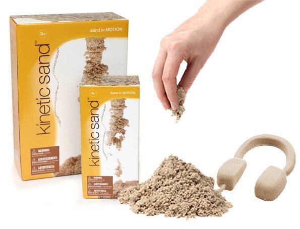 Кинетический песок коричневый Kinetic Sand 1 кг  