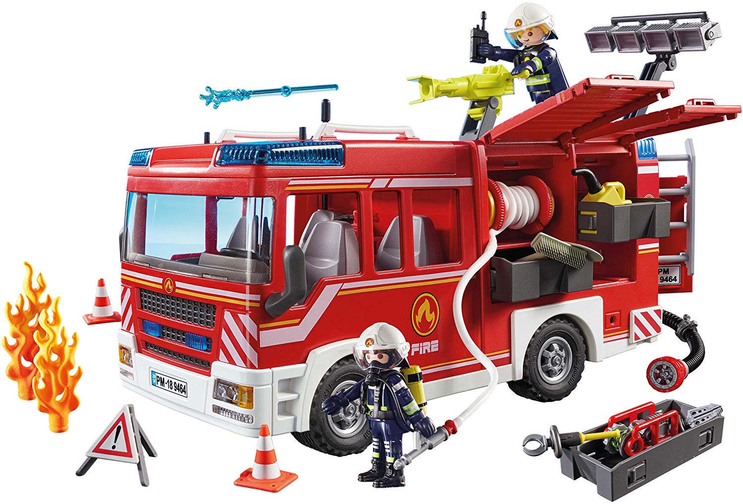 Конструктор Playmobil. Пожарная служба - Пожарная машина с водометом  