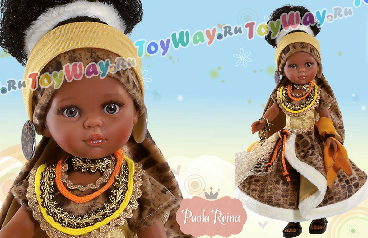 Кукла Нора африканка, 32 см  