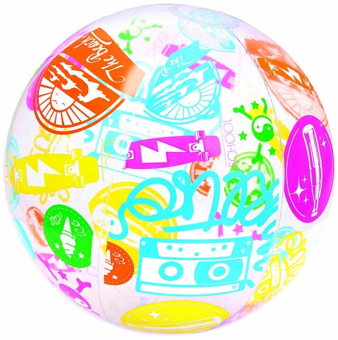 Надувной мяч – Дизайнерский, 51 см, 3 дизайна  