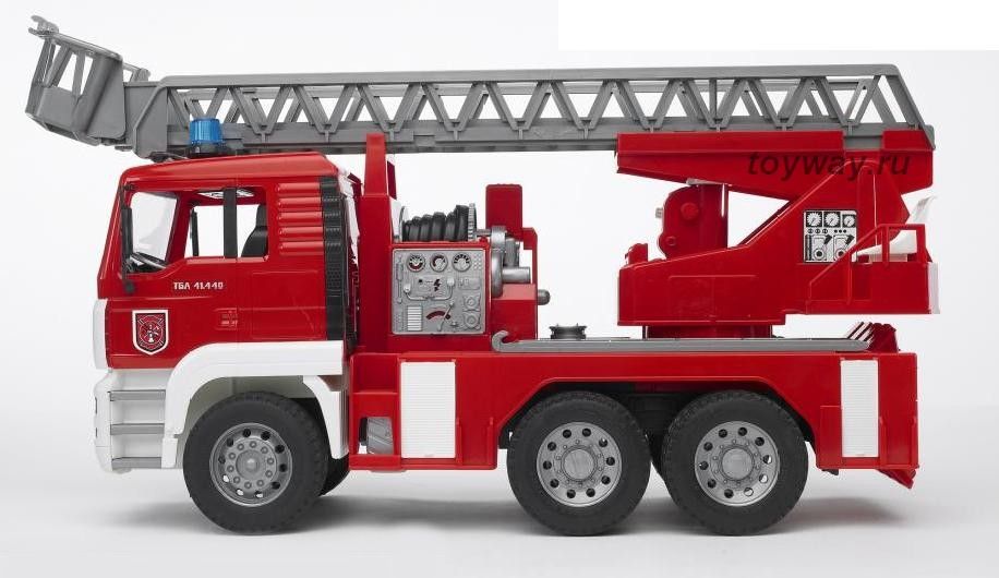 Bruder Man - Пожарная машина с функцией разбрызгивания воды  