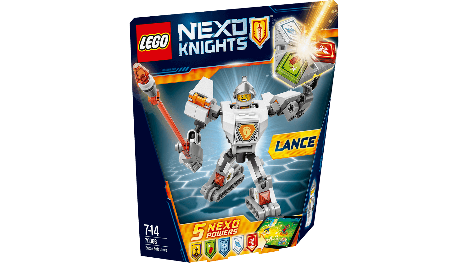 Lego Nexo Knights. Боевые доспехи Ланса  