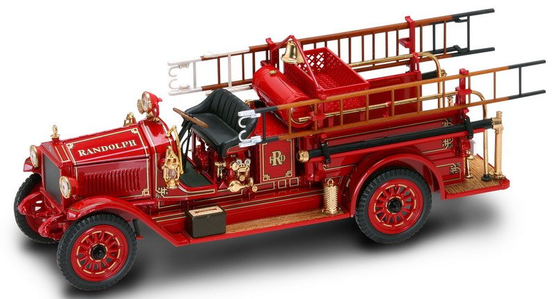 Коллекционный автомобиль - пожарная машина Мэксим C-2 образца 1923 г., масштаб 1:24