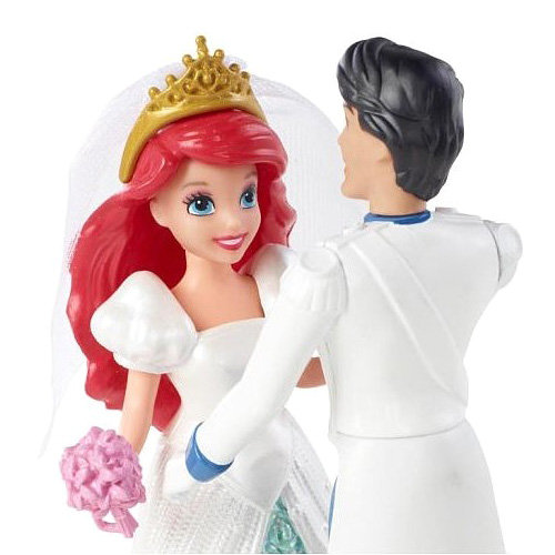 Набор мини-кукол - Сказочная свадьба - Ариэль и Принц Эрик  