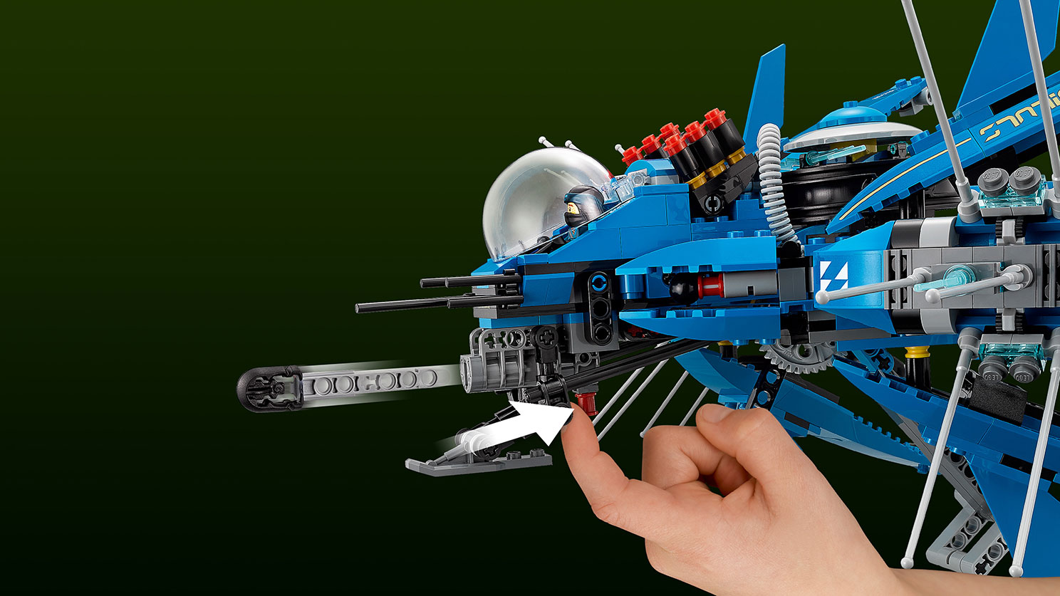 Lego Ninjago. Самолет-молния Джея  