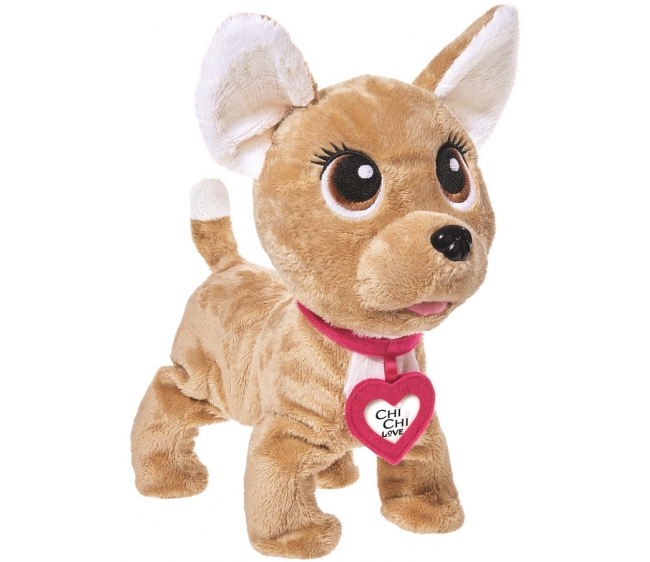 Интерактивная плюшевая собачка Chi-Chi love - Счастливчик, с сумочкой, 20 см, звук  