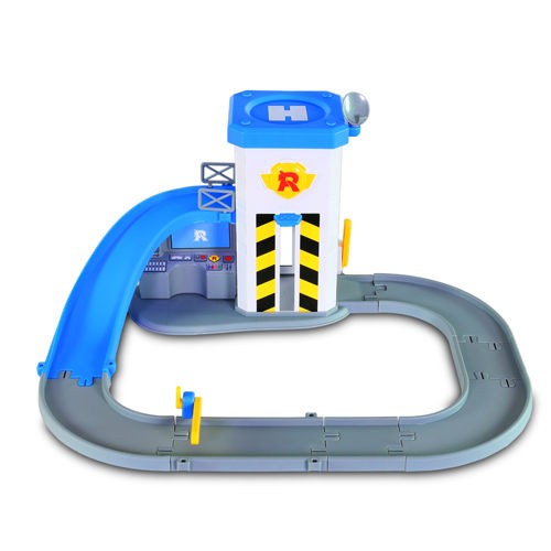Игровой набор Робокар Поли - Подъемник с металлической машинкой Поли и фигуркой Джин  