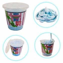 Слайм - жвачка для рук - Can D Floss Slime - Сахарная вата, цвет голубой (Junfa Toys,  ST29) - миниатюра