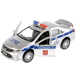 Инерционная машинка – Toyota Camry Полиция. Металл, 12 см, свет и звук (Технопарк, CAMRY- P-SL) - миниатюра