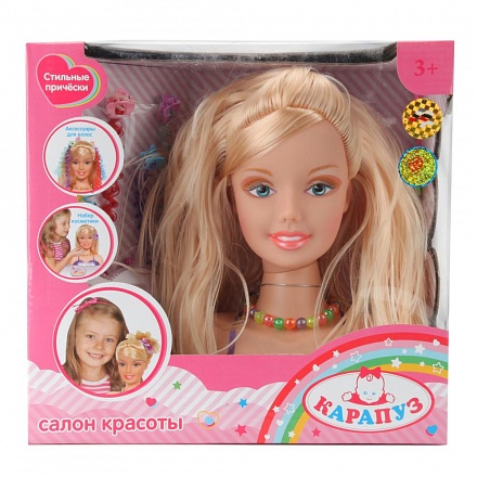 Кукла-манекен с набором косметики и аксессуарами для волос, несколько видов 