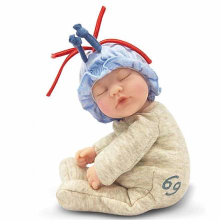 Кукла-младенец из серии Знаки зодиака – Рак, 23 см. 