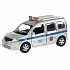 Машина инерционная металлическая Renault Kangoo - Полиция 12 см, открываются двери  - миниатюра №1