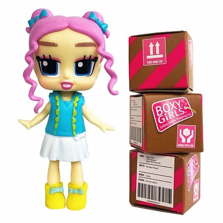 Кукла из серии Boxy Girls Mini 8 см с аксессуарами - Trinity 