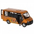 Автобус Газель Next Citiline Дети, 14,5 см, открываются двери, инерционный механизм  - миниатюра №1