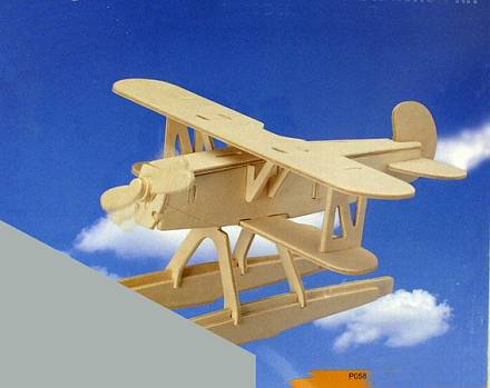 Сборная деревянная модель - Самолёт Хенкель НЕ51 