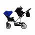Детская прогулочная коляска Bebetto 42 Sport для двойни, шасси белая/BIA, цвет – 397  - миниатюра №12