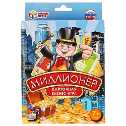 Карточная бизнес-игра Умные игры – Миллионер, 80 карточек (Умка, 4630115520122) - миниатюра