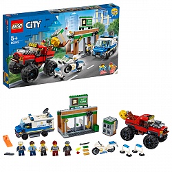 Конструктор Lego City Police - Ограбление полицейского монстр-трака (Lego, 60245-L) - миниатюра