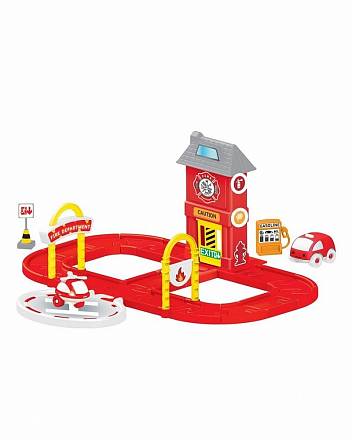 Игровой набор - Пожарная станция с круговой дорогой 