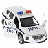 Модель Полиция Hyundai Santa Fe свет-звук 12 см двери и багажник открываются инерционная металлическая  - миниатюра №3