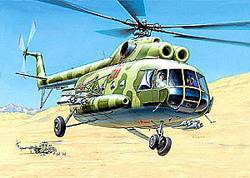 Модель для склеивания - Вертолёт Ми-8 (Звезда, 7230з) - миниатюра