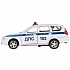 Машина Полиция LADA Priora 12 см белая двери и багажник открываются металлическая инерционная  - миниатюра №3