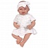 Кукла-младенец Джесси в сером 40 см мягконабивная  - миниатюра №5