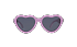 Солнцезащитные очки - Babiators Hearts. Я розовею от тебя/I Pink I Love You Classic, розовые/дымчатые,  - миниатюра №1