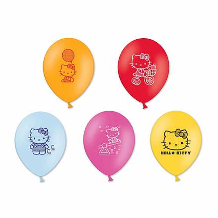 Набор шаров – Hello Kitty, 30 см, 5 шт 